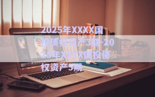 2025年XXXX國投債權資產3期-2025年XXXX國投債權資產5期