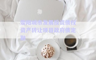 滎陽城市發展投資債權資產轉讓項目政府債定融