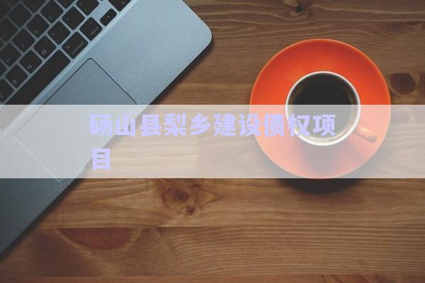碭山縣梨鄉建設債權項目-第1張圖片-政信固收網